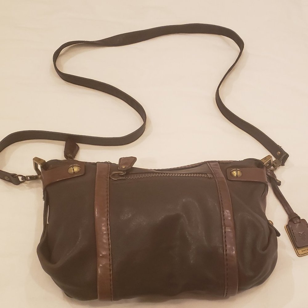 Frye Crossbody Brown Leather Purse